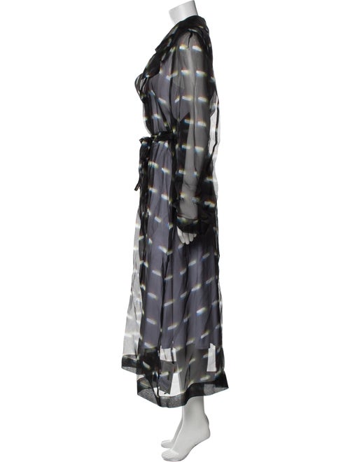 Dries Van Noten x Len Lye Silk Printed Robe