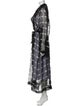 Dries Van Noten x Len Lye Silk Printed Robe