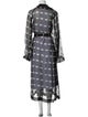 Dries Van Noten x Len Lye Silk Printed Robe