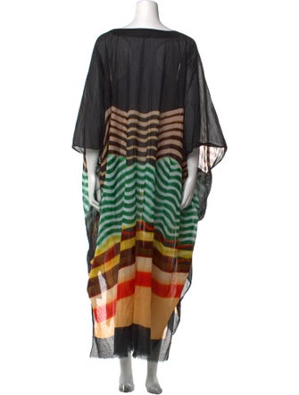 Dries Van Noten x Len Lye Striped Long Dress