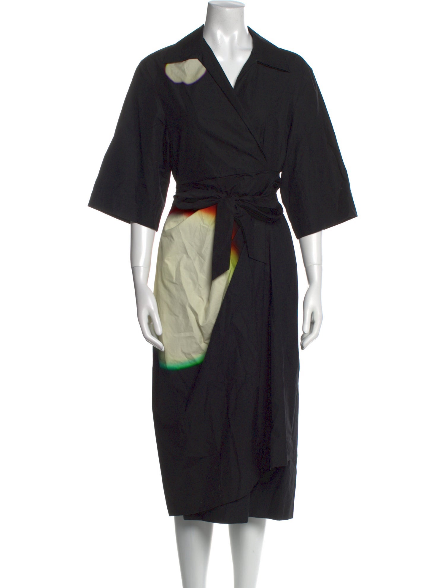 Dries Van Noten x Len Lye Printed Midi Length Dress