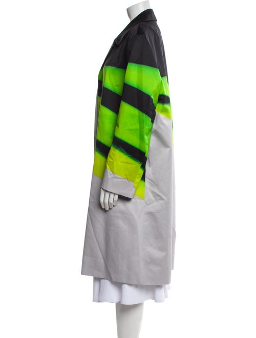 Dries Van Noten x Len Lye Colorblock Pattern Coat