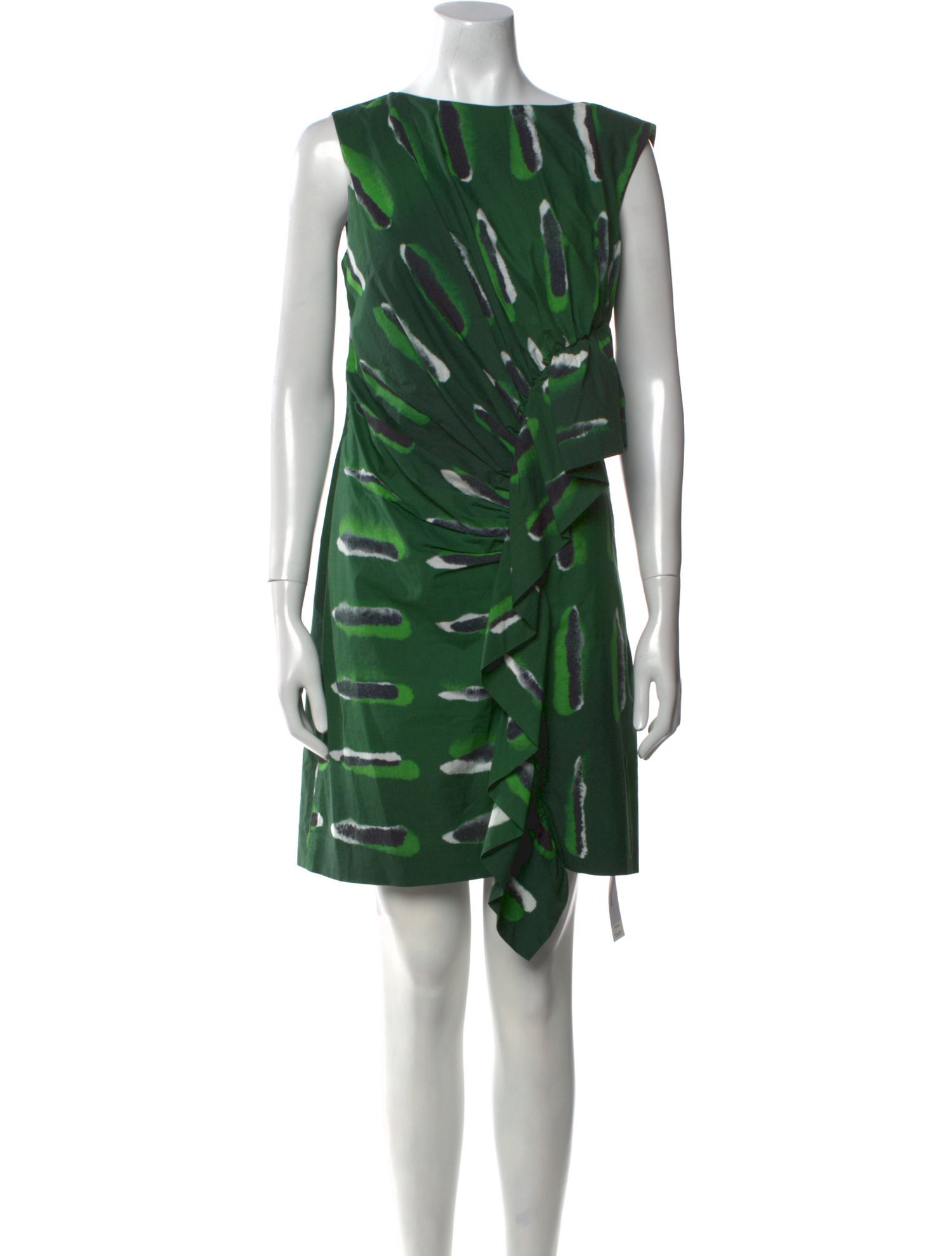 Dries Van Noten x Len Lye Printed Knee-Length Dress