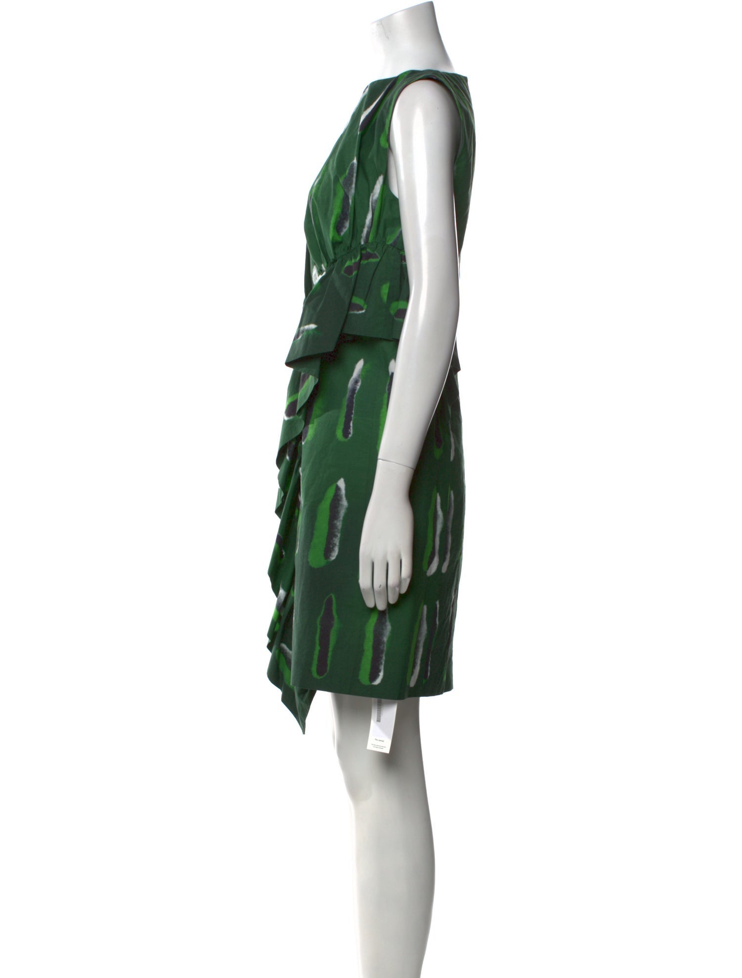 Dries Van Noten x Len Lye Printed Knee-Length Dress