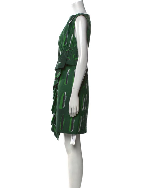 Dries Van Noten x Len Lye Printed Knee-Length Dress