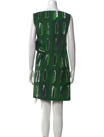 Dries Van Noten x Len Lye Printed Knee-Length Dress