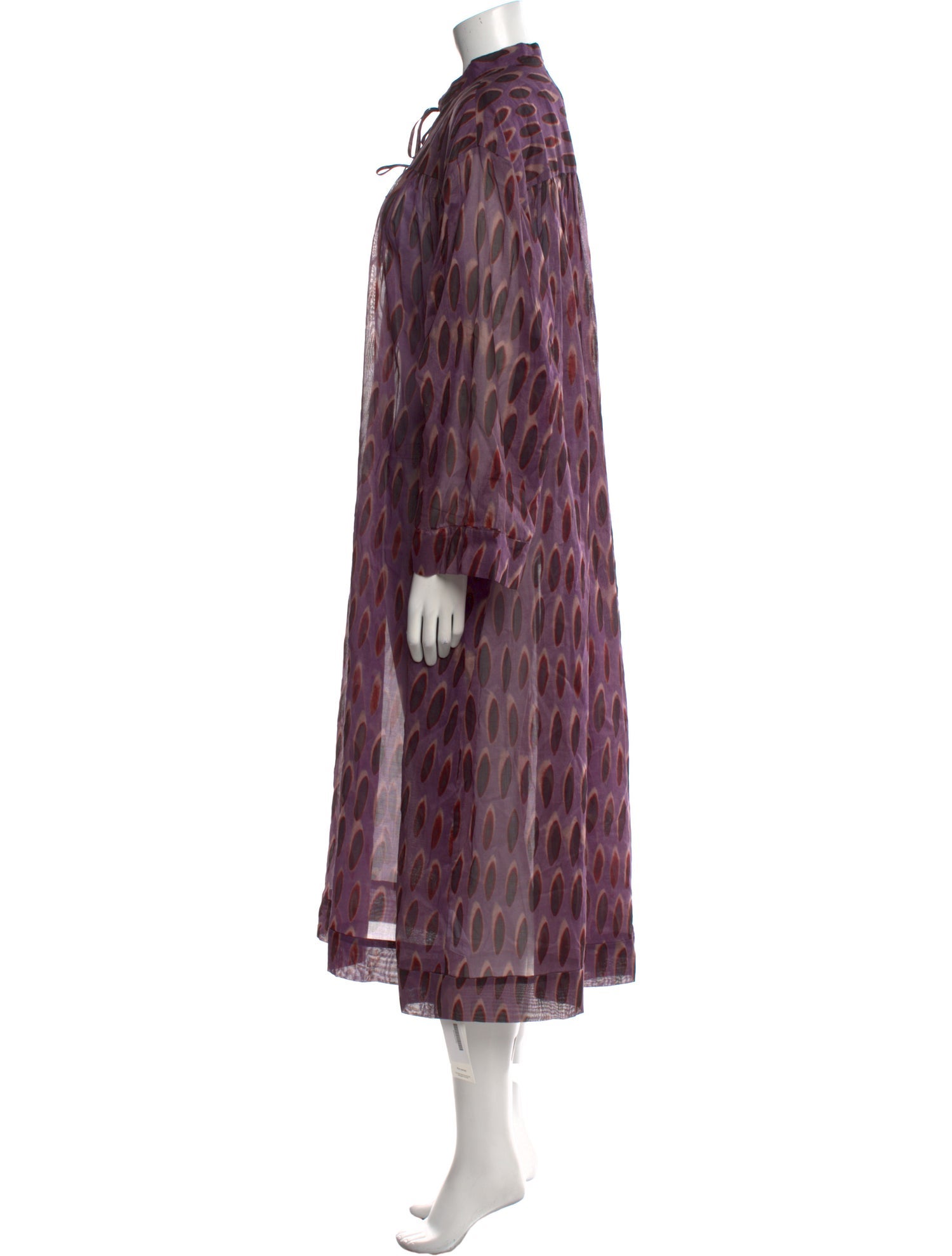 Dries Van Noten x Len Lye Printed Midi Length Dress