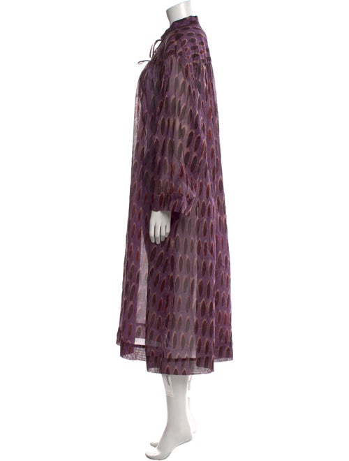 Dries Van Noten x Len Lye Printed Midi Length Dress
