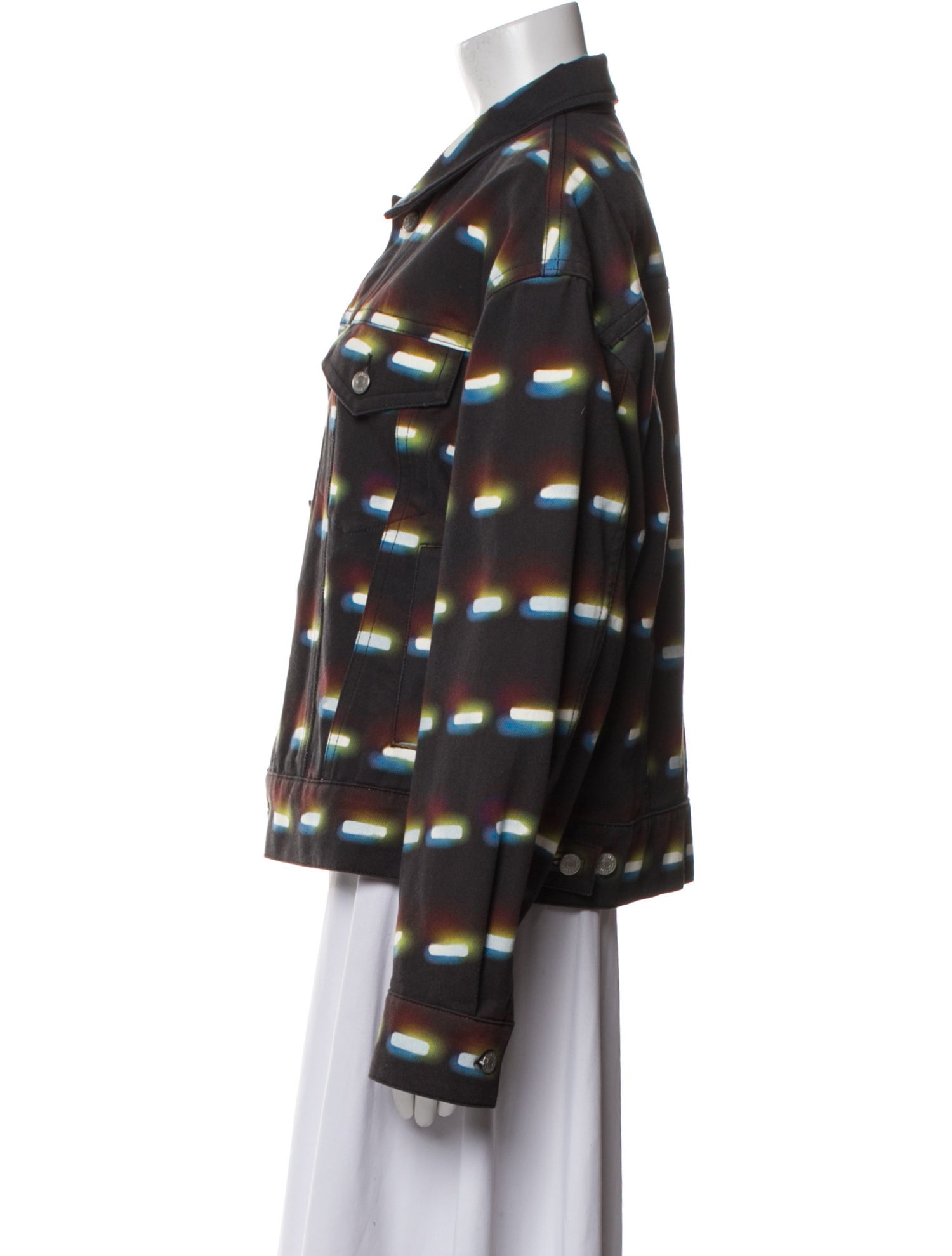 Dries Van Noten x Len Lye Printed Denim Jacket