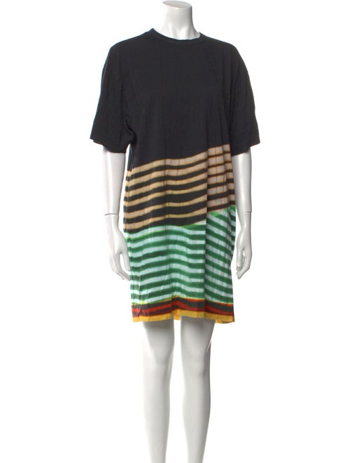 Dries Van Noten x Len Lye Striped Mini Dress