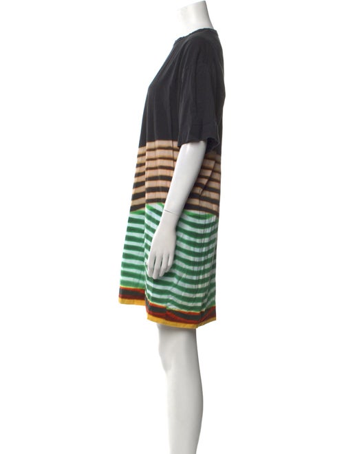 Dries Van Noten x Len Lye Striped Mini Dress