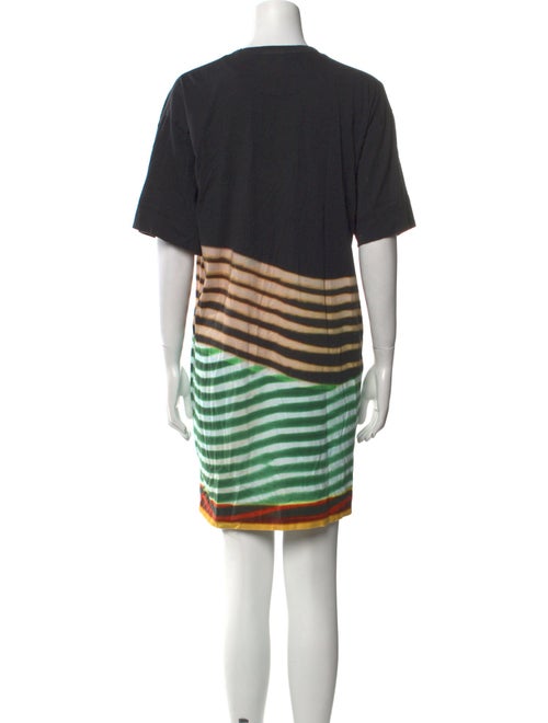 Dries Van Noten x Len Lye Striped Mini Dress