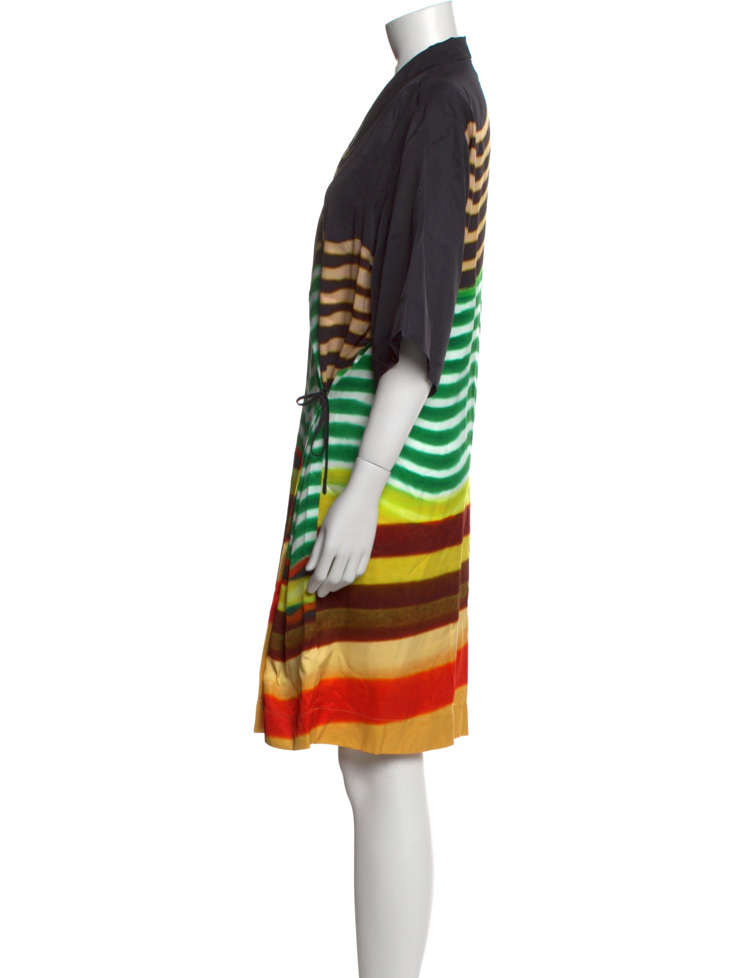 Dries Van Noten x Len Lye Striped Mini Dress