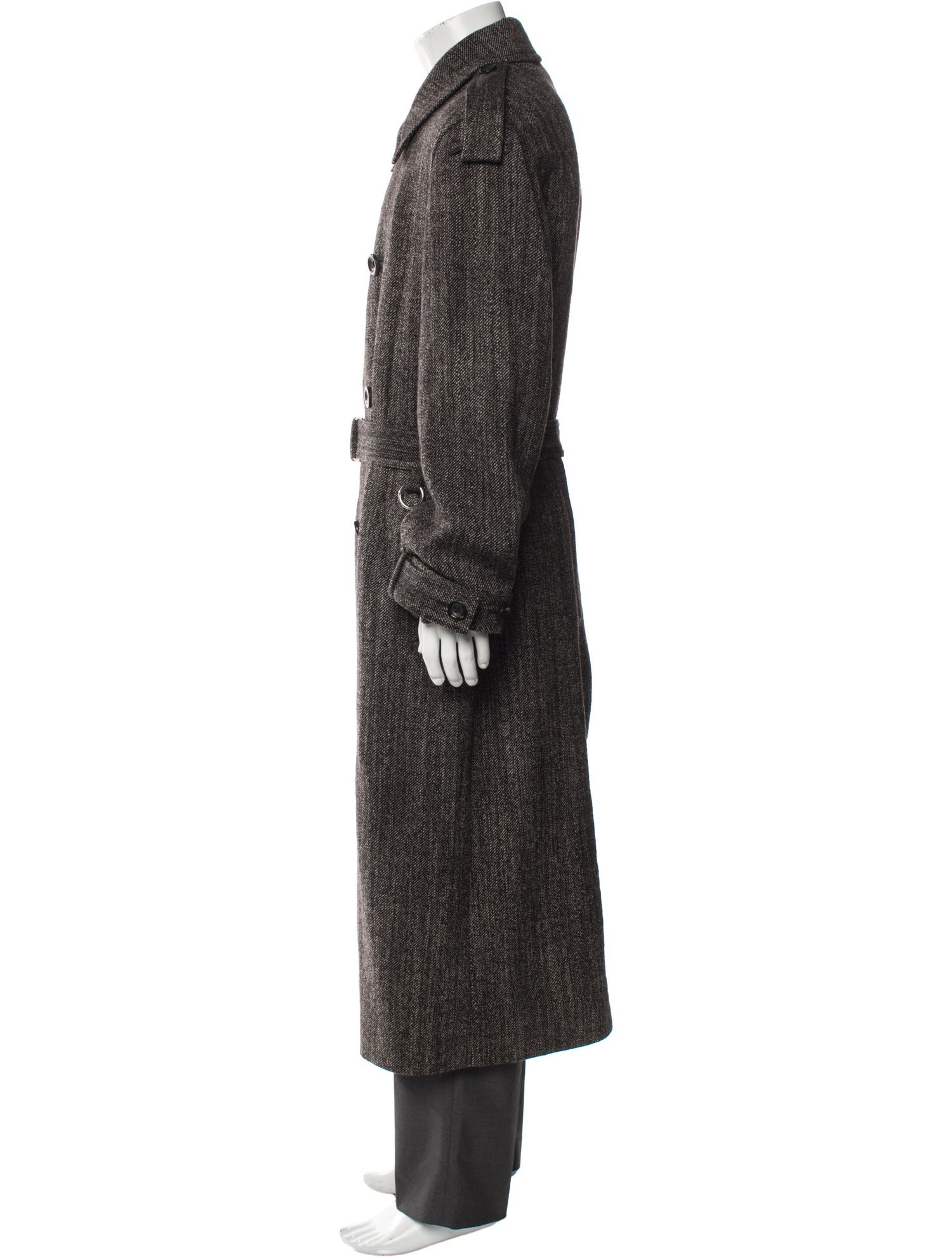 Dries Van Noten Wool Trench Coat