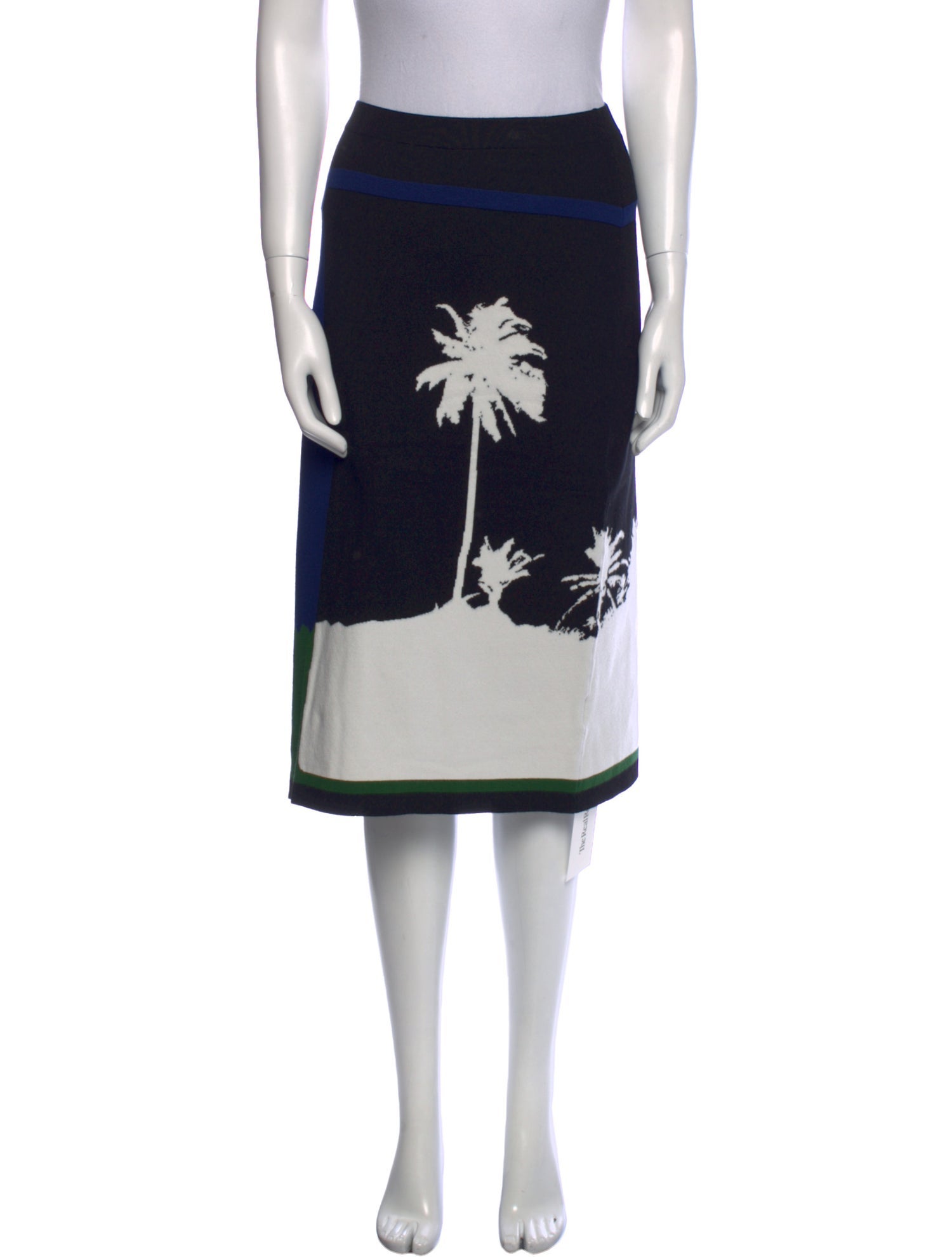 Dries Van Noten x Len Lye Printed Knee-Length Skirt