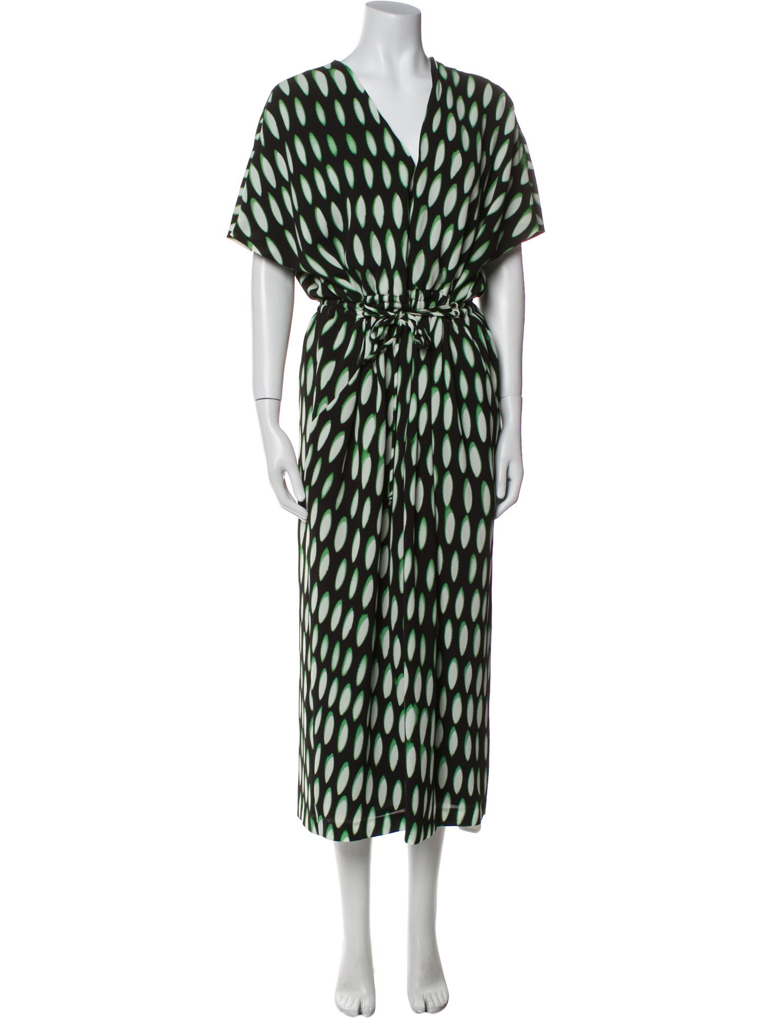 Dries Van Noten x Len Lye Printed Long Dress