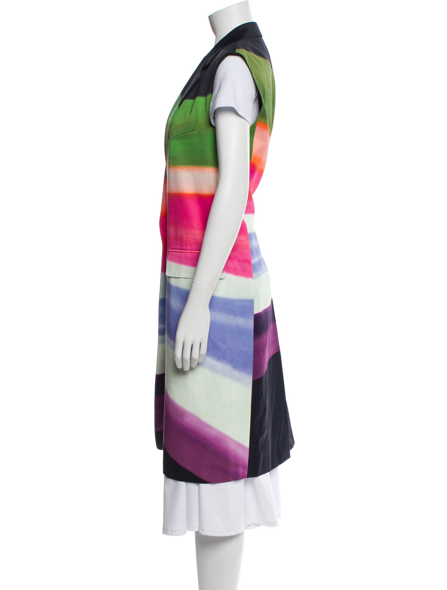 Dries Van Noten x Len Lye Striped Coat