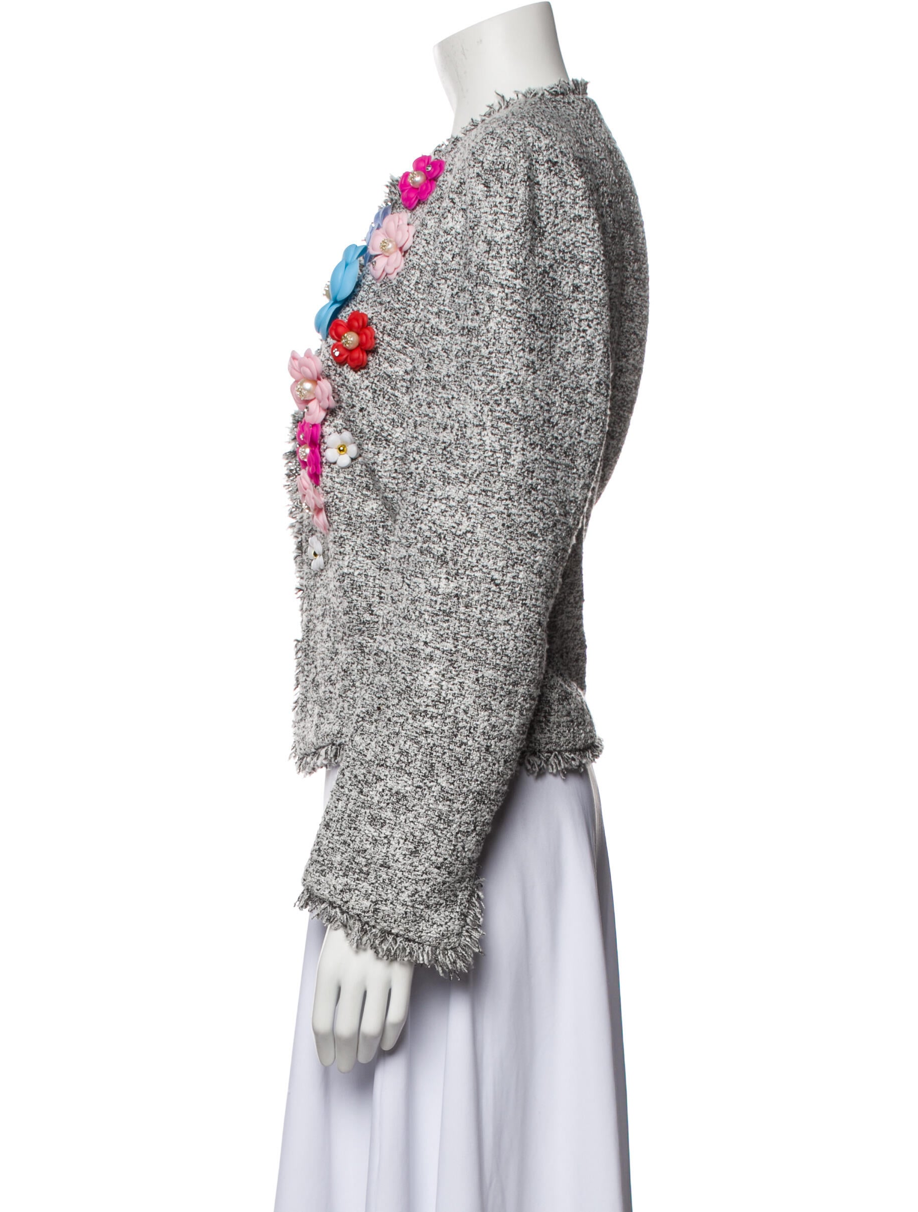 Edward Achour S Multi Tweed Jacket 431033/1623D