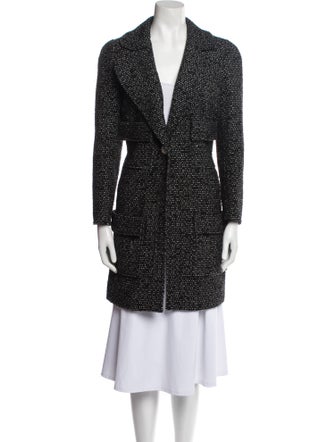 Edward Achour Tweed Pattern Coat