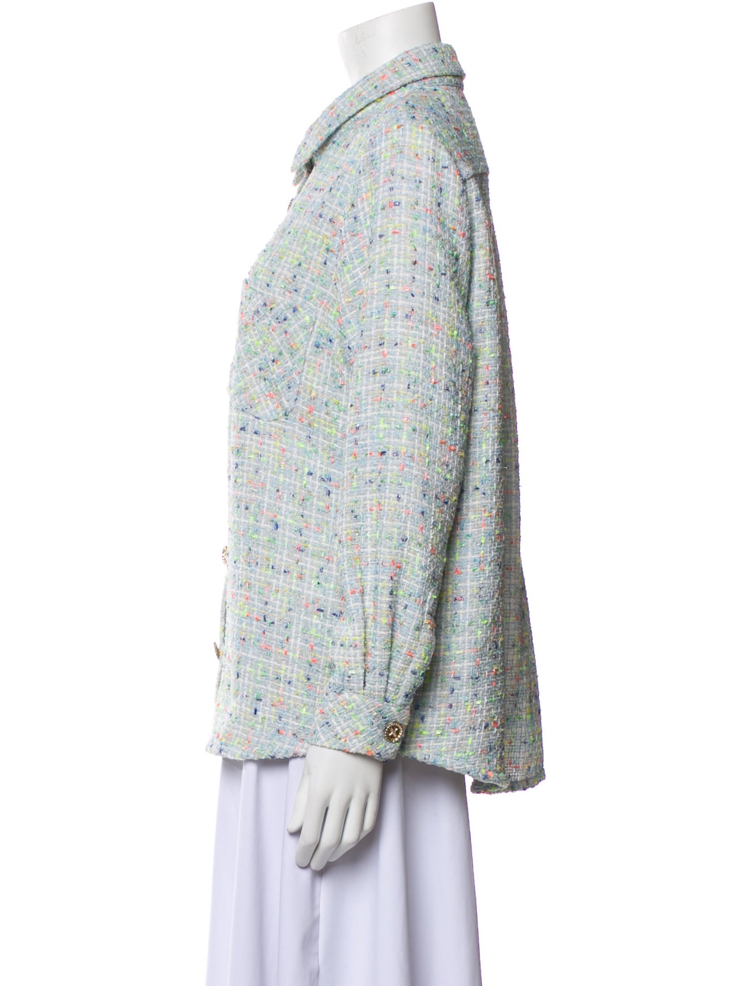 Edward Achour Floral Print Evening Jacket