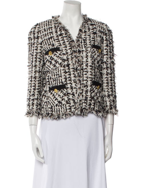 Edward Achour Tweed Pattern Evening Jacket