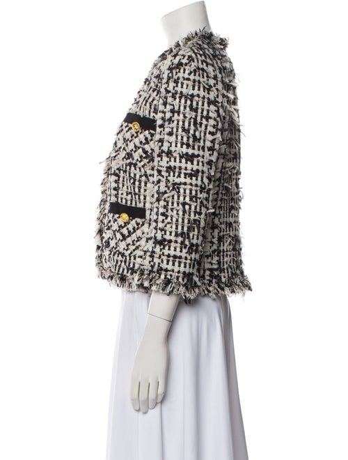 Edward Achour Tweed Pattern Evening Jacket