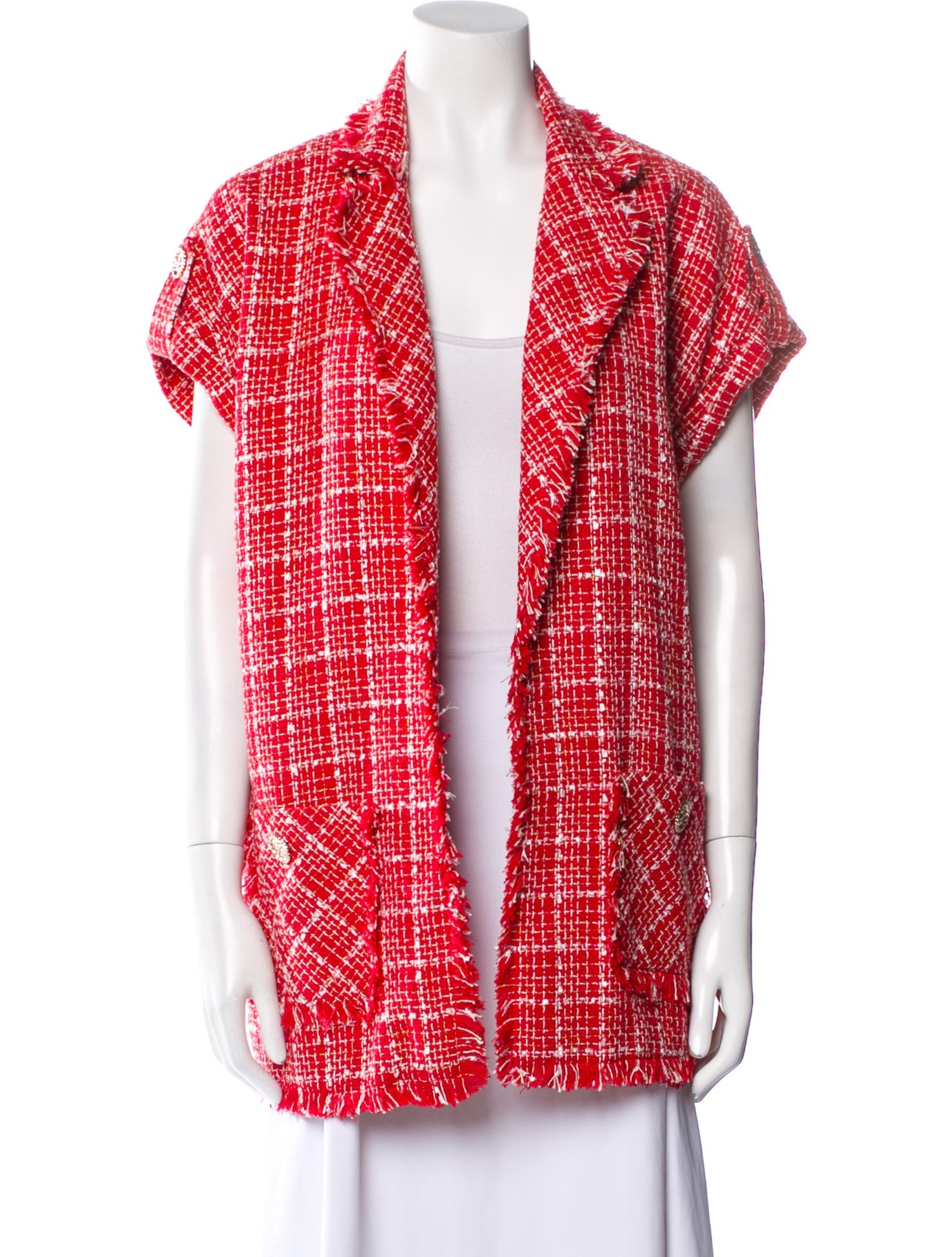 Edward Achour Floral Print Vest