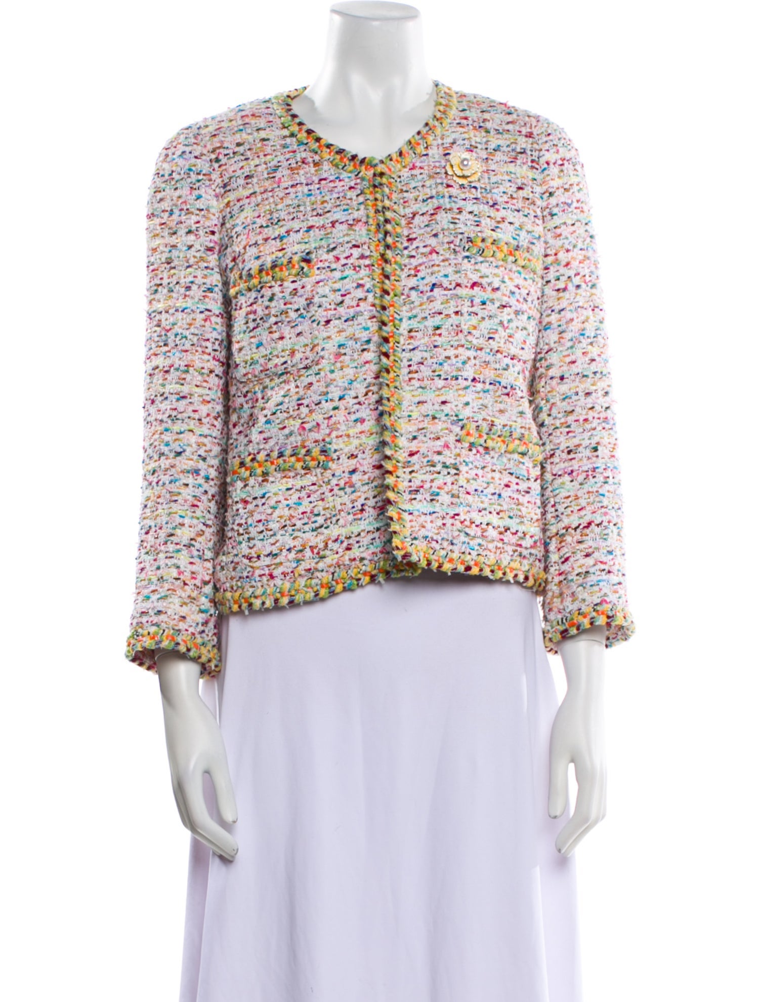 Edward Achour Tweed Pattern Jacket