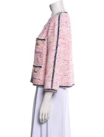 Edward Achour Tweed Pattern Evening Jacket