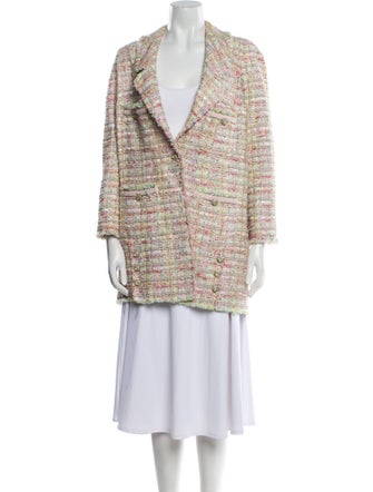 Edward Achour Tweed Pattern Coat