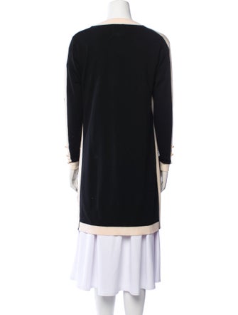 Edward Achour Striped Scoop Neck Sweater