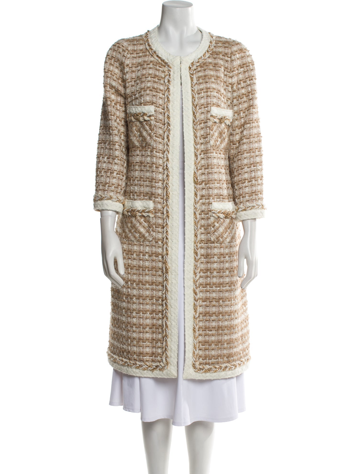 Edward Achour Tweed Pattern Jacket