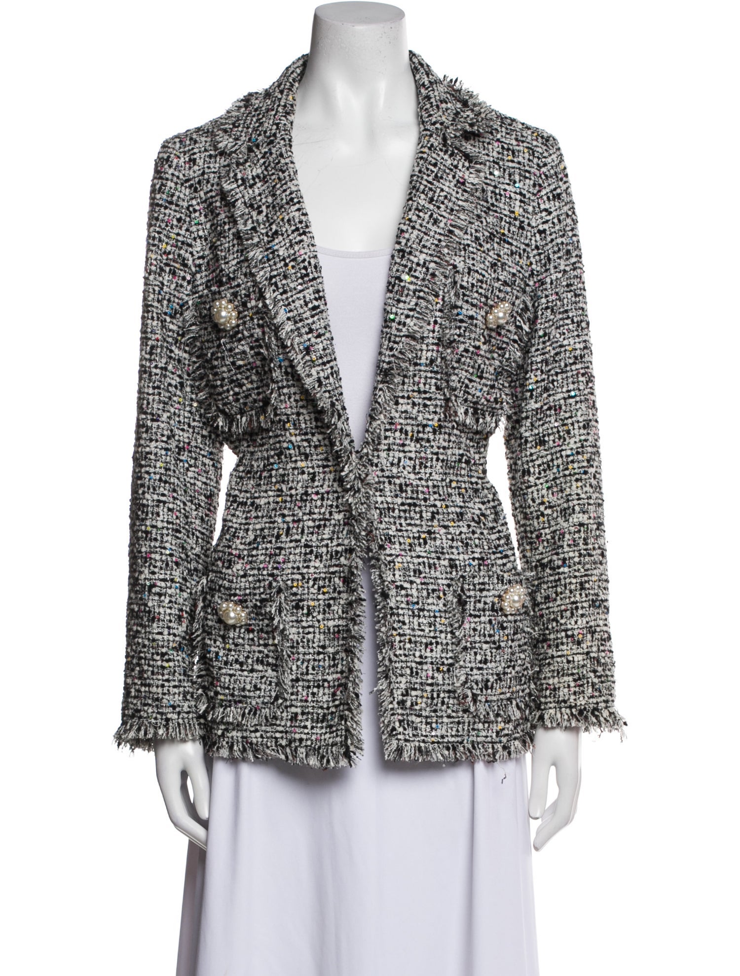 Edward Achour Printed Blazer