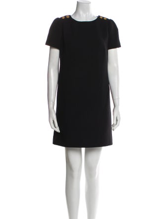 Edward Achour Wool Mini Dress