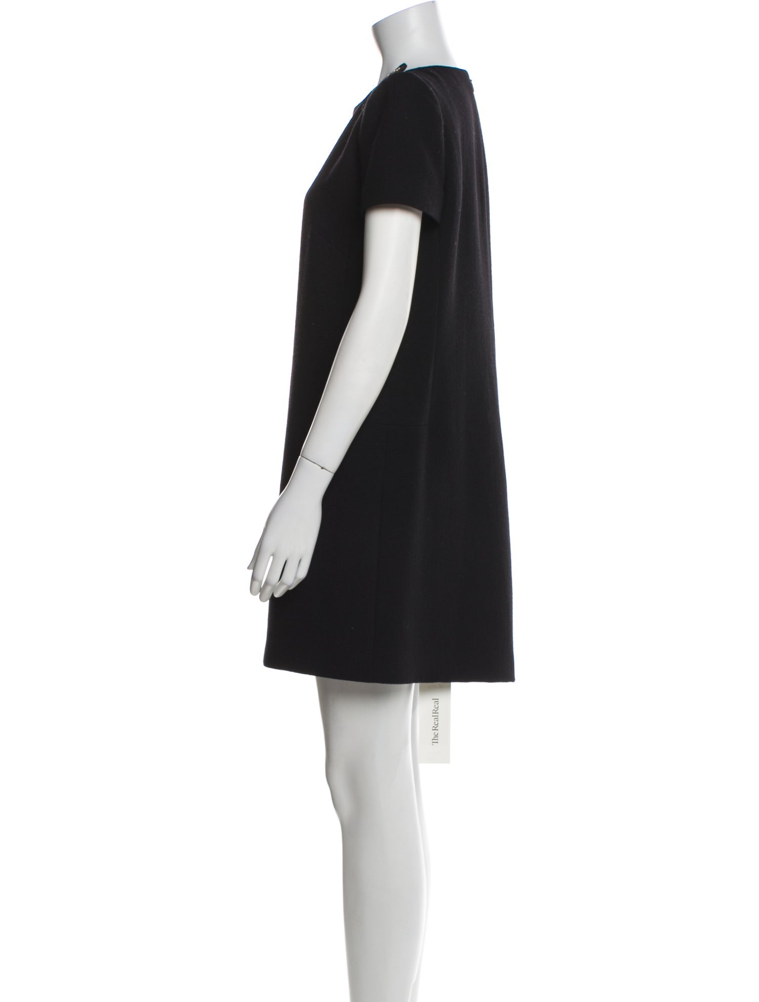 Edward Achour Wool Mini Dress