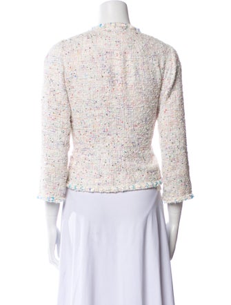 Edward Achour Tweed Pattern Evening Jacket