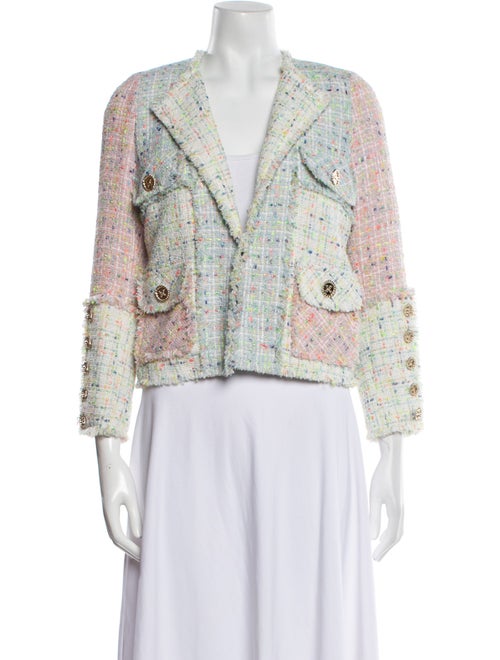Edward Achour Tweed Pattern Evening Jacket