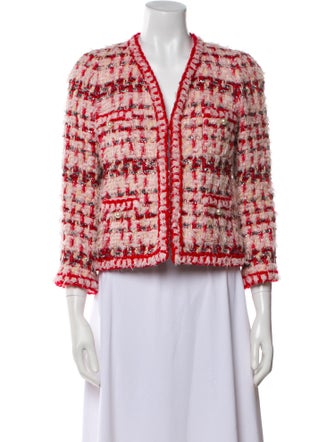 Edward Achour Tweed Pattern Evening Jacket