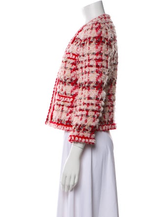 Edward Achour Tweed Pattern Evening Jacket