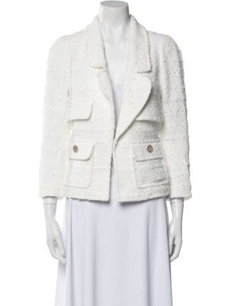 Edward Achour Tweed Pattern Blazer