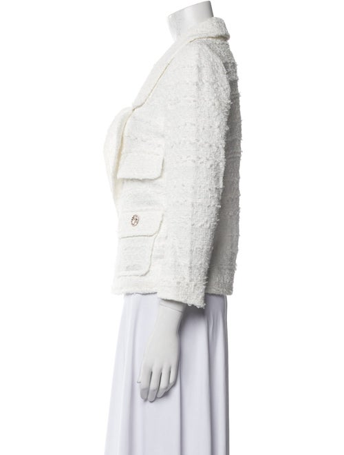 Edward Achour Tweed Pattern Blazer