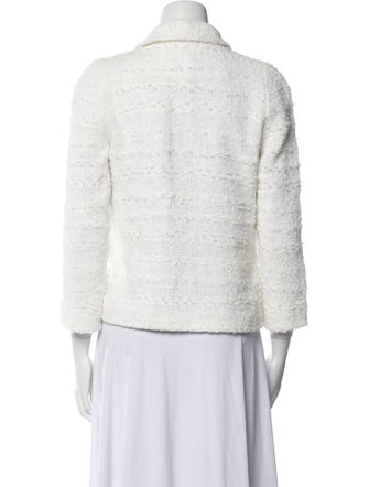 Edward Achour Tweed Pattern Blazer