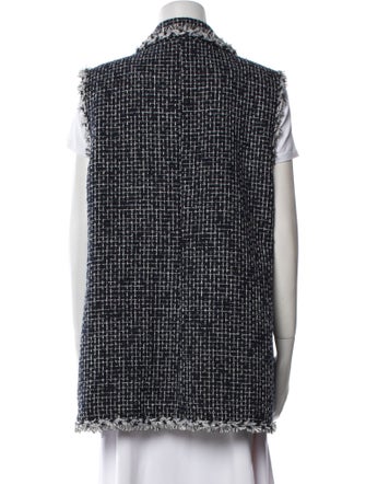 Edward Achour Tweed Pattern Vest