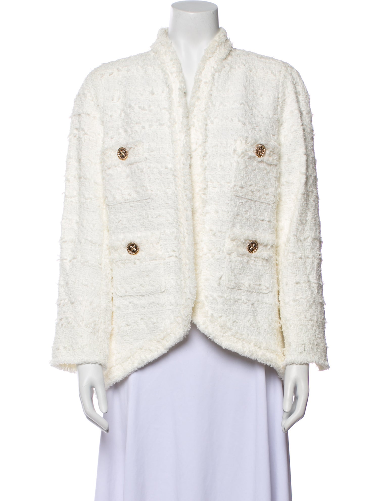 Edward Achour Tweed Pattern Jacket