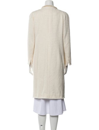 Edward Achour Colorblock Pattern Trench Coat