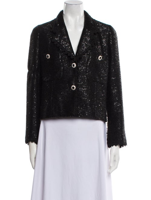 Edward Achour Tweed Pattern Evening Jacket