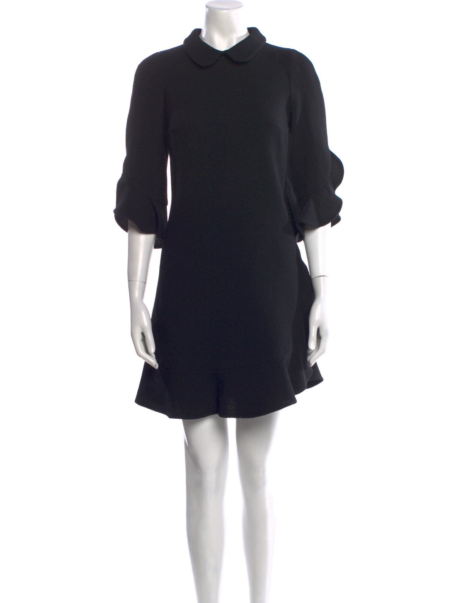 Edward Achour Wool Mini Dress