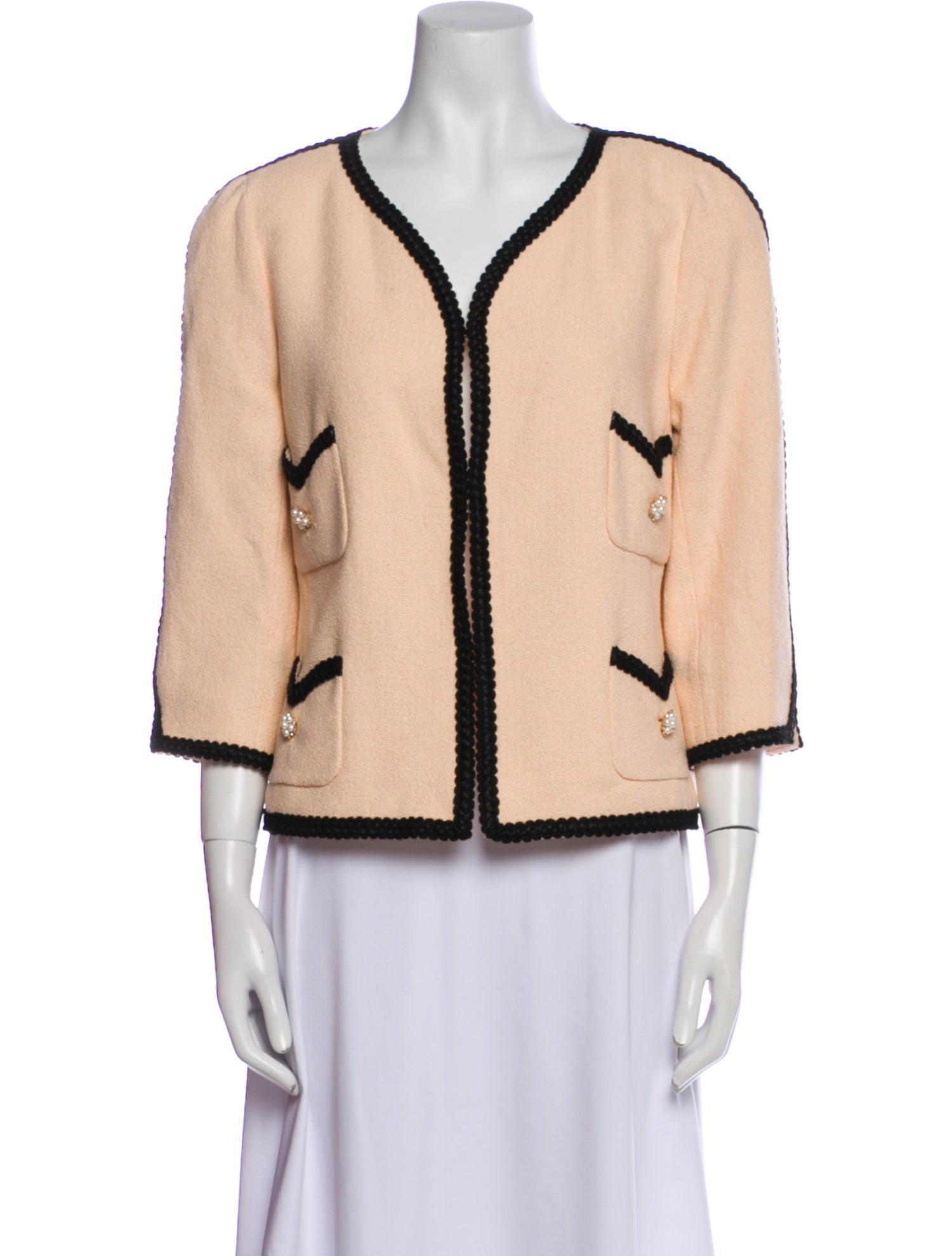 Edward Achour Colorblock Pattern Jacket
