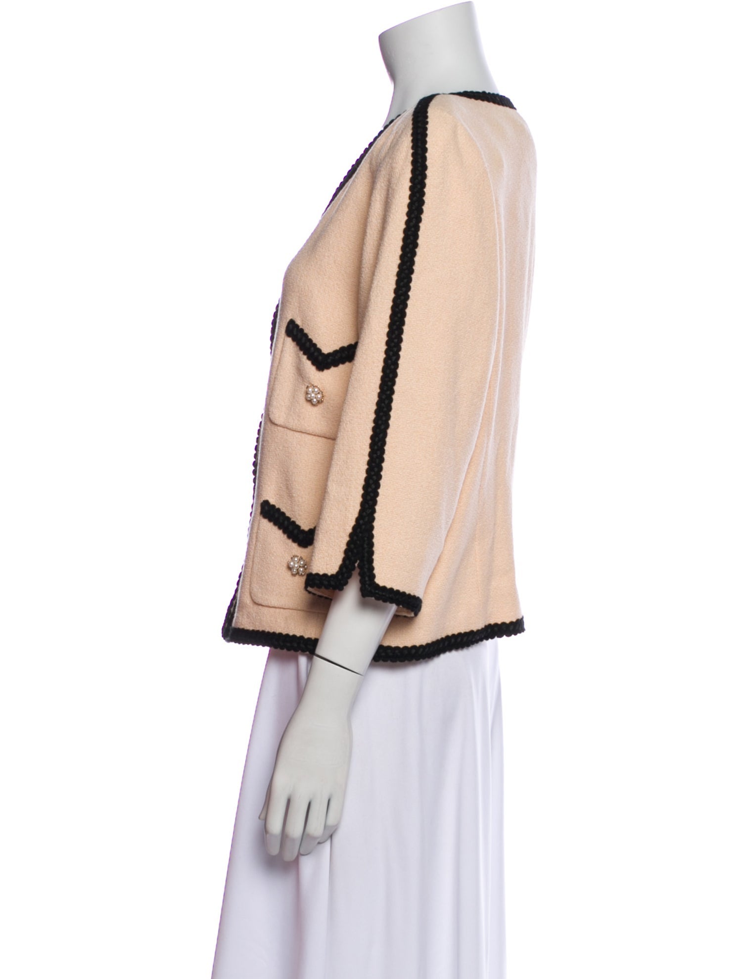 Edward Achour Colorblock Pattern Jacket