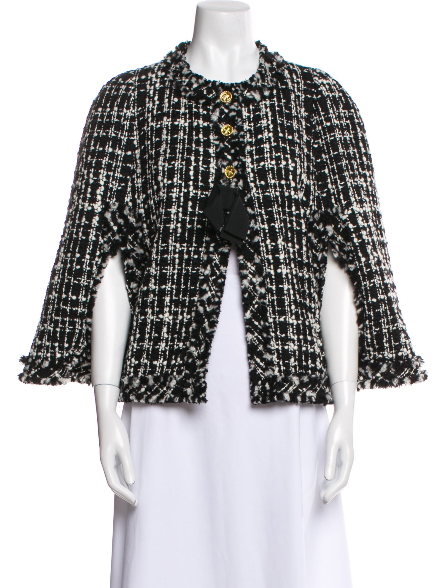 Edward Achour Tweed Pattern Jacket